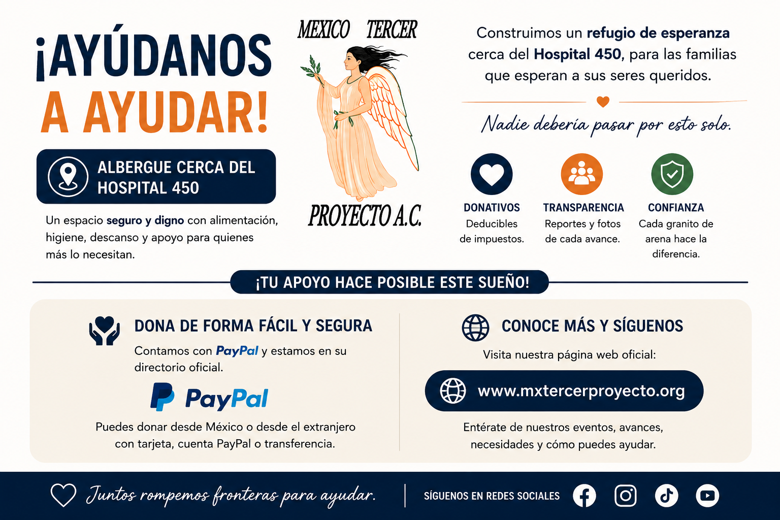 México Tercer Proyecto - Ayuda a las familias