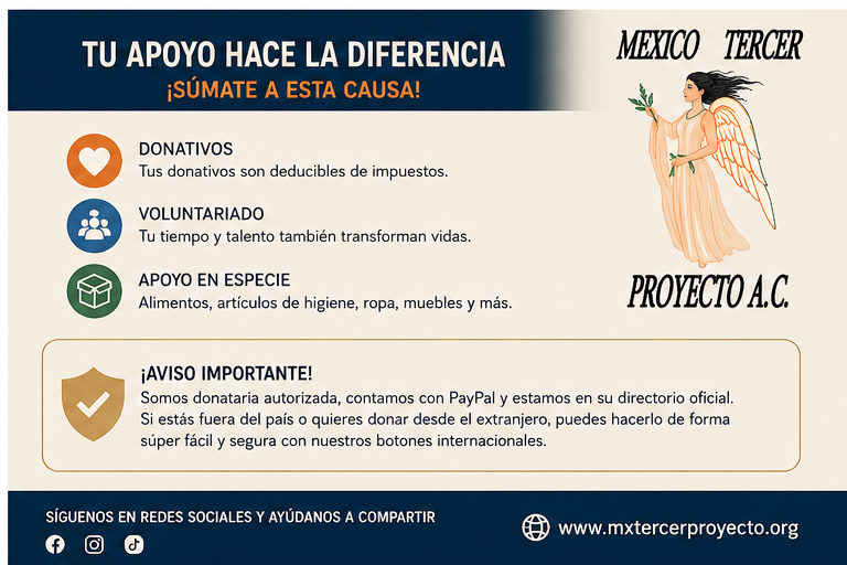 Cómo ayudar a México Tercer Proyecto
